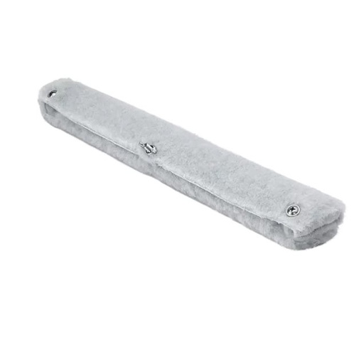 Replacement fiber window cleaner, squeegee